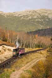 The Cog Railroad on Mt Washington, New Hampshire | Obraz na stenu