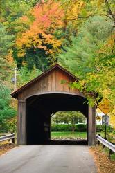 Coombs Covered Bridge, Ashuelot River in Winchester, New Hampshire | Obraz na stenu