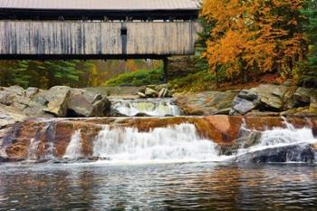 Covered bridge over Wild Ammonoosuc River, New Hampshire | Obraz na stenu