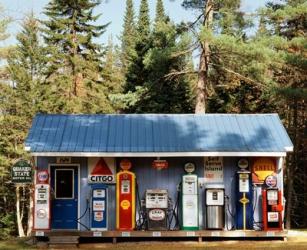 Gas station, New Hampshire | Obraz na stenu