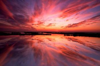 Sunset Reflection on Beach 3, Cape May, NJ | Obraz na stenu