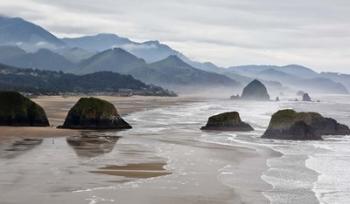 Rocky Cannon Beach Panorama, Oregon | Obraz na stenu