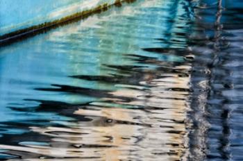 Fishing Boat Colors Reflected In Charleston Marina, Oregon | Obraz na stenu