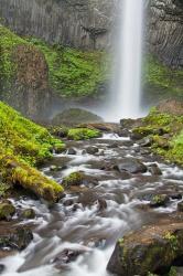 Latourell Falls And Creek, Columbia Gorge, Oregon | Obraz na stenu