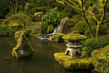 Portland Japanese Garden Pond, Oregon | Obraz na stenu