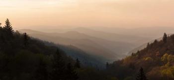 Sunrise Panorama In The Great Smoky Mountains National Park | Obraz na stenu