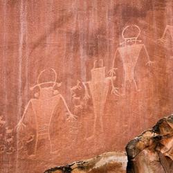 Fremont Pictoglyph Panel, Utah | Obraz na stenu