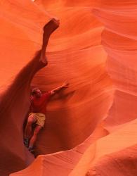 Smooth Sandstone Travel, Lower Antelope Canyon, Arizona | Obraz na stenu