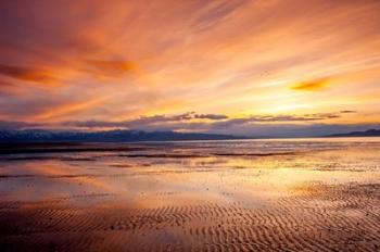 Sunset Over The Great Salt Lake, Utah | Obraz na stenu