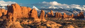 Red Rock Formations Of Windows Section, Arches National Park | Obraz na stenu