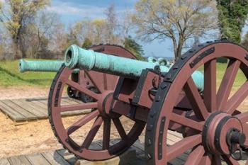 Cannon On Battlefield, Yorktown, Virginia | Obraz na stenu