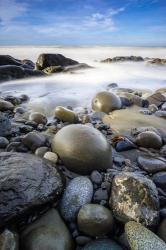 Sunrise On Coast Beach And Rocks | Obraz na stenu