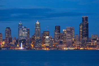 Seattle Skyline View Over Elliott Bay | Obraz na stenu