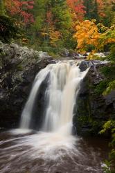 WI, Pattison SP, Little Manitou Falls, Black River | Obraz na stenu