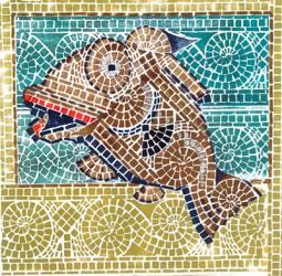 Mosaic Fish II | Obraz na stenu