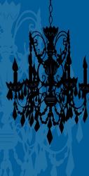 Chandelier 3 Blue | Obraz na stenu