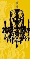 Chandelier 3 Yellow | Obraz na stenu