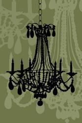 Chandelier 4 Green | Obraz na stenu