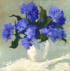 Blue Hydrangea Bouquet | Obraz na stenu