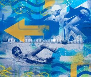 Women Swimming | Obraz na stenu