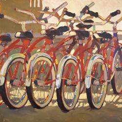 Retro Bikes | Obraz na stenu
