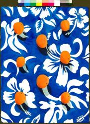 Eight Oranges - Tropicalia Blue | Obraz na stenu