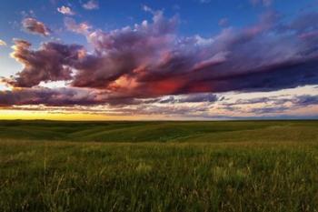 Sunset Over the Plains | Obraz na stenu