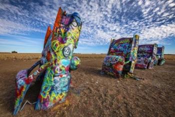 Cadillac Ranch Graffiti | Obraz na stenu