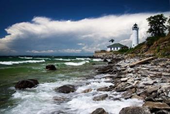 Storm Over Tibbetts Point Lighthouse | Obraz na stenu