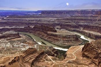 Moon Over Dead Horse Point | Obraz na stenu