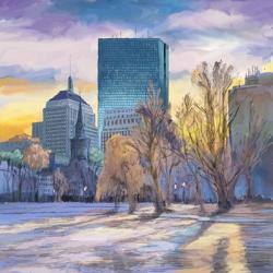 Boston Skyline | Obraz na stenu