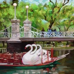 Swan Boats | Obraz na stenu