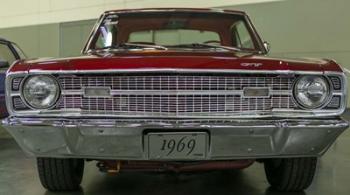 Red Antique Car | Obraz na stenu