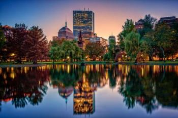Autumn Twilight in Boston | Obraz na stenu