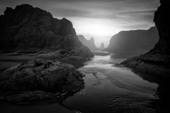 Bandon Afterglow Monochrome | Obraz na stenu