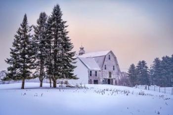 Winter at the Barn | Obraz na stenu