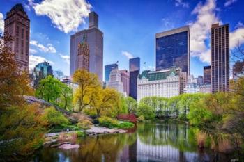 Central Park South from Gapstow Bridge | Obraz na stenu