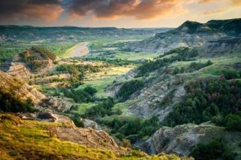 River Bend Overlook at Sunset | Obraz na stenu