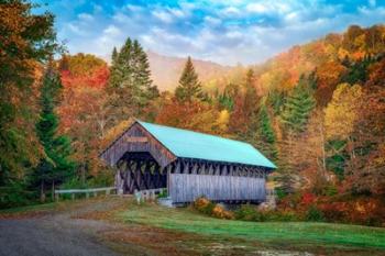 Autumn at Bennet Bean Bridge | Obraz na stenu