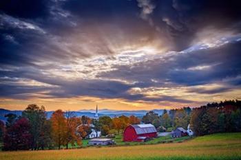 October Sky in Peacham | Obraz na stenu