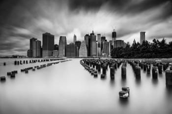 Lower Manhattan Monochrome | Obraz na stenu