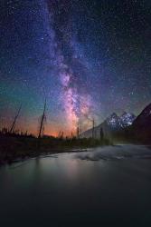 Display Milky Way String Lake | Obraz na stenu
