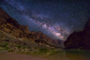 Milky Way Spanning Grand Canyon | Obraz na stenu