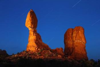 Balanced Rock Arches Star Trails | Obraz na stenu