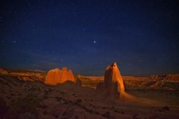 Catherdral Valley Moonlight | Obraz na stenu