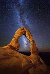 Delicate Arch Milky Way | Obraz na stenu