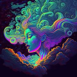 Clouded Goddess 3 | Obraz na stenu