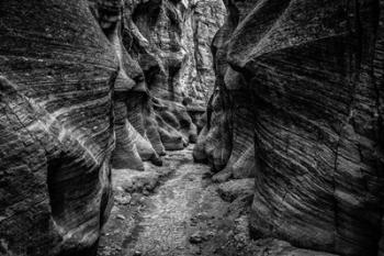 Slot Canyon Utah 7 Black & White | Obraz na stenu