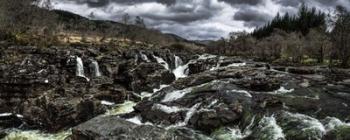 Glen Etive Waterfall Panorama | Obraz na stenu