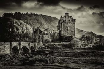 Fairytale Castle Sepia | Obraz na stenu